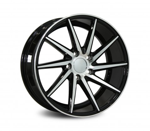 19x8.5 SC Racing A301 Machined Black