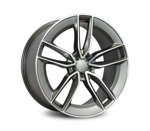 22x10 6680 Grey Polished - Style By MB