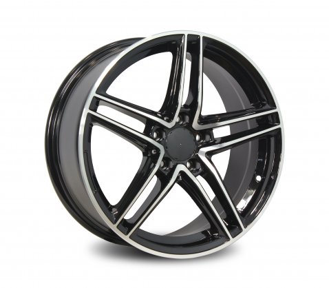 19x8.5 5619 Black Polished 5/112 P42 - Style By MB