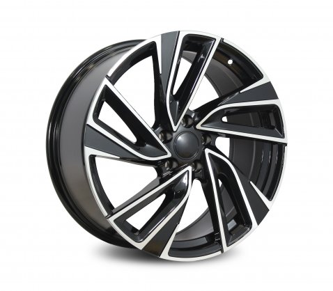 19x8.5 1396 Black Polished