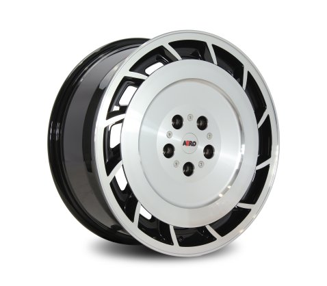 19x8.0 VKA1 Black Machined Face