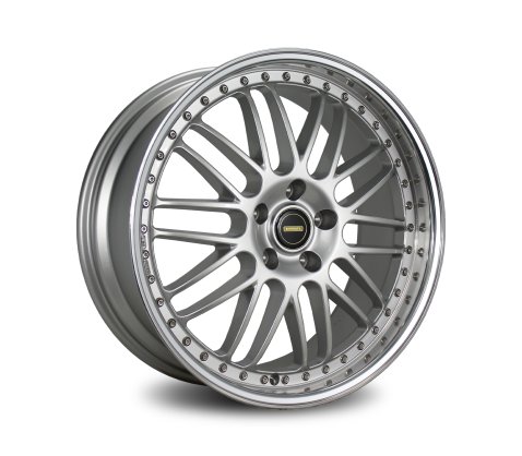 19x8.5 19x9.5 Simmons OM-1 Silver Mirror Lip 5/114.3 P43 - Simmons Wheels