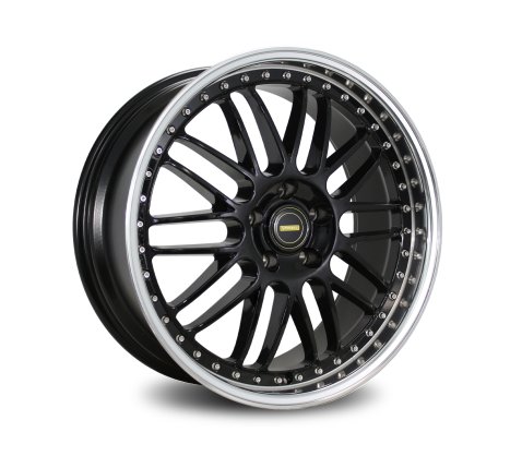 17x8.5 17x9.5 Simmons OM-1 Gloss Black Mirror Lip 4/120 P43 - Simmons Wheels