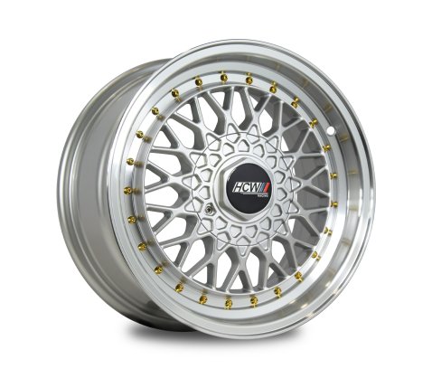 15x7.0 SC Racing CARBON Silver Machine Lip 4/100 P25