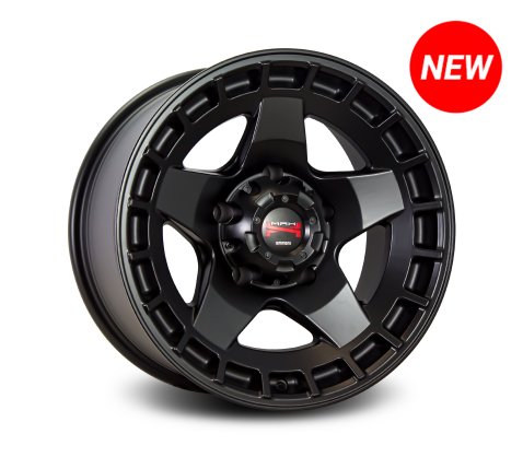 17x9.0 Simmons RUGGED R13 Matt Black