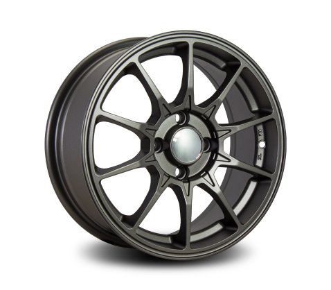 15x6.5 SC Racing TC07 Matt Gun Metal 4/100 P38