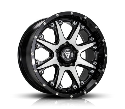 CYCLOPS Machined Face Black Milling Hole - Grudge Offroad Wheels