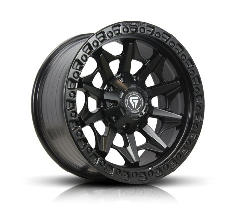 17x8.5 Grudge Offroad F1 Fury Matte Black - Grudge Offroad Wheels