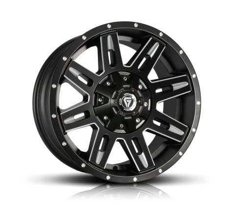RAMPAGE Matt Black Milling Window - Grudge Offroad Wheels