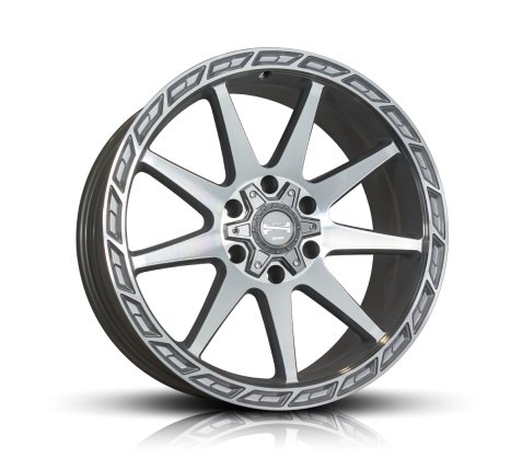 18x9.0 Simmons Rugged R3 Silver Machined