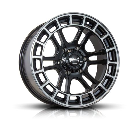 18x9.0 Simmons RUGGED RF3 Matt Black Tint Machined