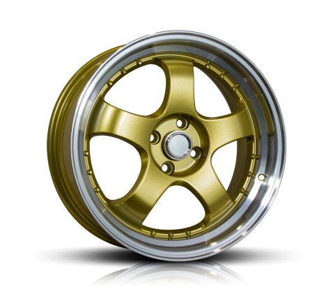 17x7.5 SC Racing DM143 Gold Machine Lip