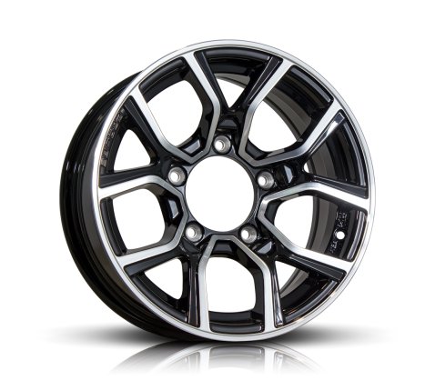 15x6.0 SC Racing 2270 Black Machined Face - SC Racing Wheels
