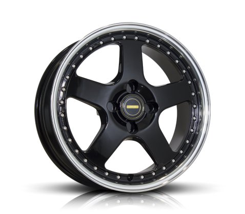 17x7.0 17x8.5 Simmons FR-1 Gloss Black - Simmons Wheels