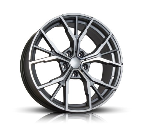 19x8.5 Style DX038 Machine Face Grey - Style By BM
