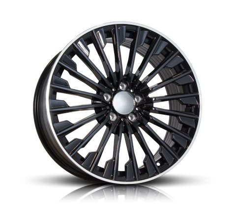 19x8.5 Style XF011 Matt Black Machine Lip