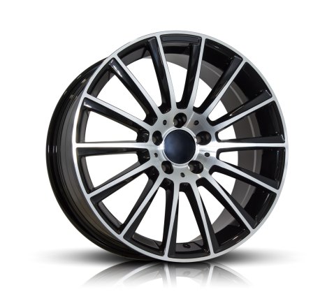 19x8.5 Style DX300 Black Machine Face