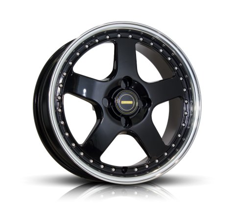 17x7.0 17x8.5 Simmons FR-1 Gloss Black 4/110 P25 - Simmons Wheels