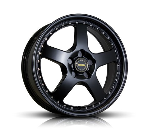 17x7.0 17x8.5 Simmons FR-1 Satin Black 5/115 P0 - Simmons Wheels