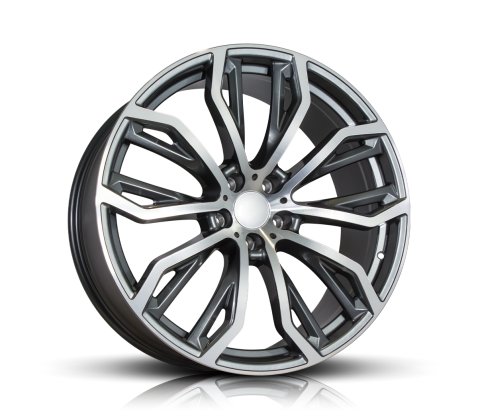 22x10 22x11 Style BM1166 Dark Grey Polished
