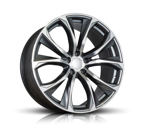 22x10 22x11 Style 1262 Dark Grey Polished