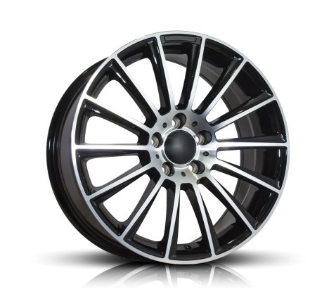 18x8.0 Style 822 Black Machine Face