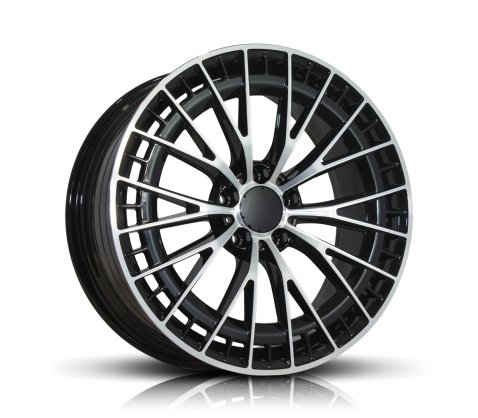 19x8.5 19x9.5 Style 8132 Black Machine Face - Style By MB