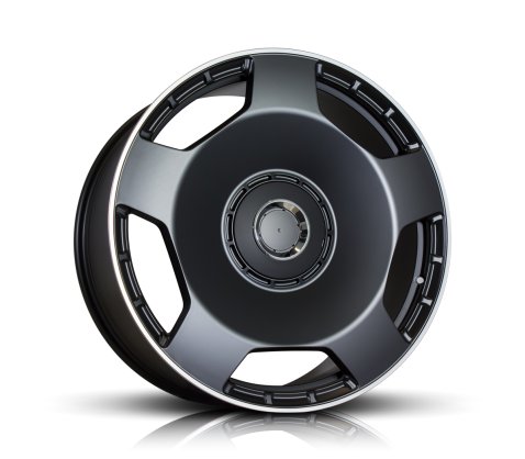 22x10 Style 8128 Satin Black Machined Lip - Style By MB