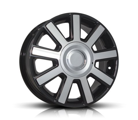 16x6.5 SC Racing 8100 Machined Face Black - SC Racing Wheels