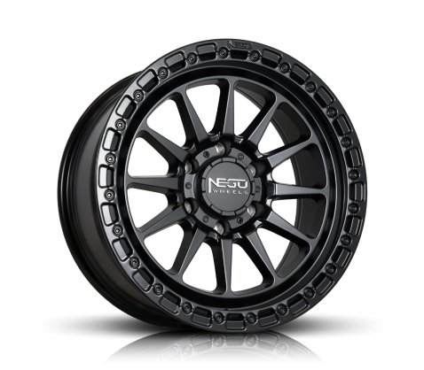 18x8.5 SC Racing N07 Satin Black - SC Racing Wheels