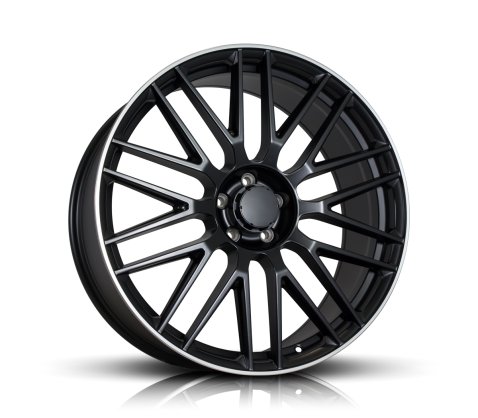 22x9.5 Style H932 Black Machined Lip - Style By MB