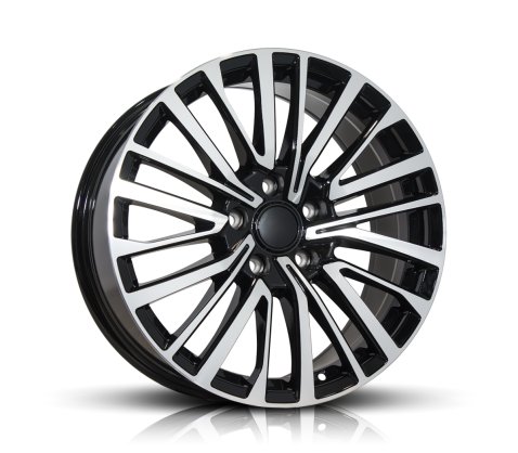 18x8.5 Style 6129 Black Machine Face - Style By VW