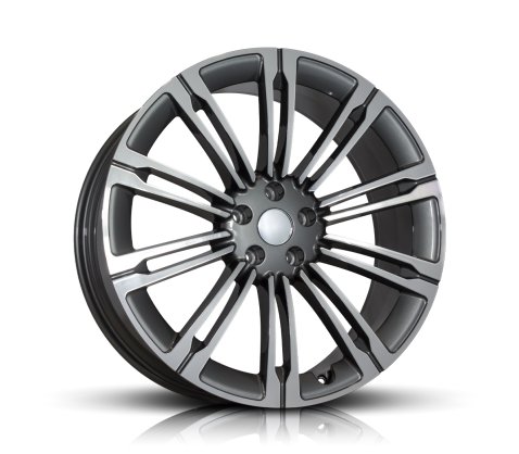 22x9.5 Style 7818F Grey Machined Face
