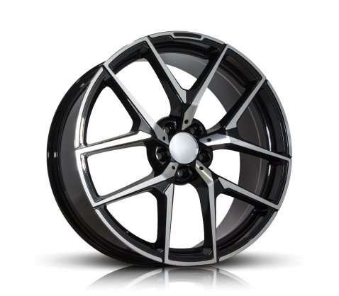 20x8.5 20x9.5 Style 838 Black Machine Face - Style By MB