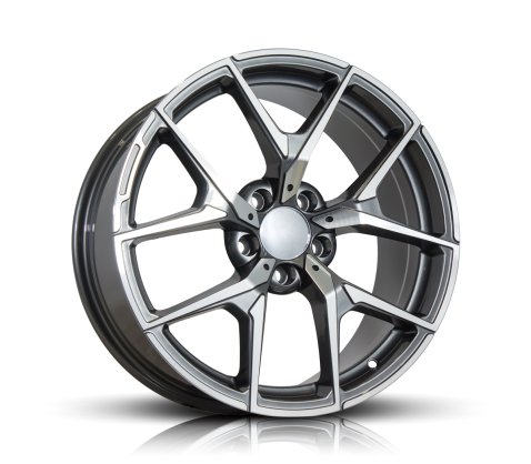 18x8.5 Style 838 Grey Machine Face - Style By MB
