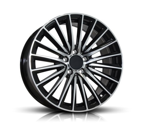 19x8.0 Style 8118 Black Machine Face - Style By MB