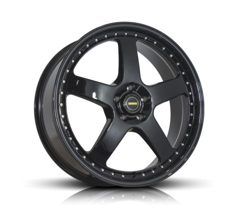 22x8.5 22x9.5 Simmons FR-1 Full Gloss Black - Simmons Wheels