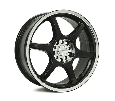 18x8.0 18x9.5 Lenso DC6 Black