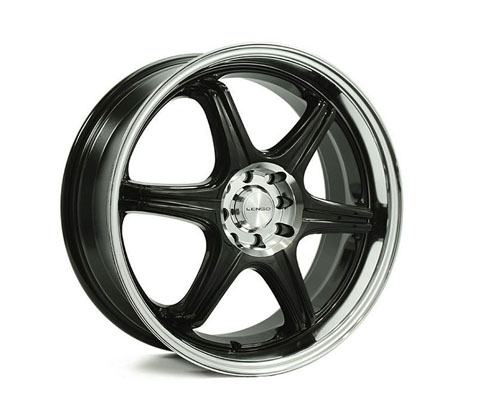 18x7.5 Lenso GT-6 Black