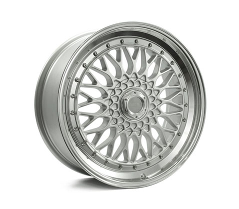 17x7.5 Lenso BSX Silver 5/120 P20 - Lenso Wheels