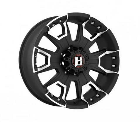 20x9.0 Ballistic Havoc Black