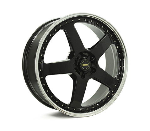 22x8.5 22x9.5 Simmons FR-1 Gloss Black Mirror Lip