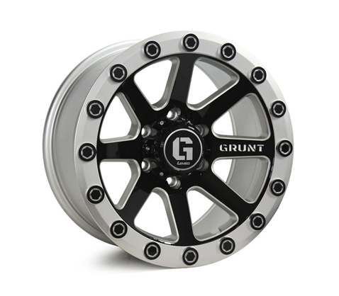 17x9.0 Lenso Grunt G1 Silver 6/139.7 P15 - Lenso Wheels