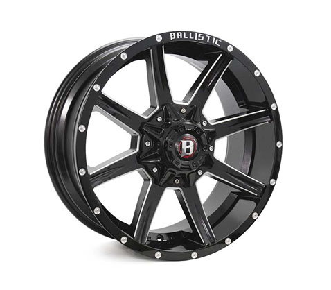 20x9.0 Ballistic Razorback Millworks 6/139.7 P12 - 