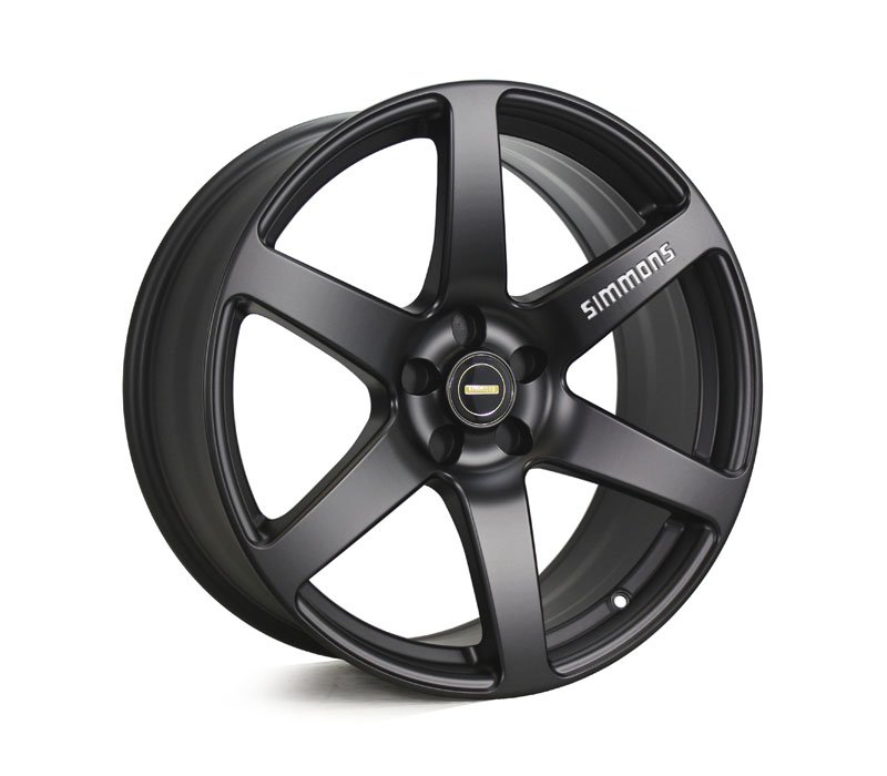 20x9.0 Simmons S6 Matte Black 5/108 P35 | Simmons Wheels | Tempe Tyres