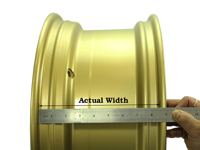 Actual Width - Wheel Fitment Calculator - Tempe Tyres