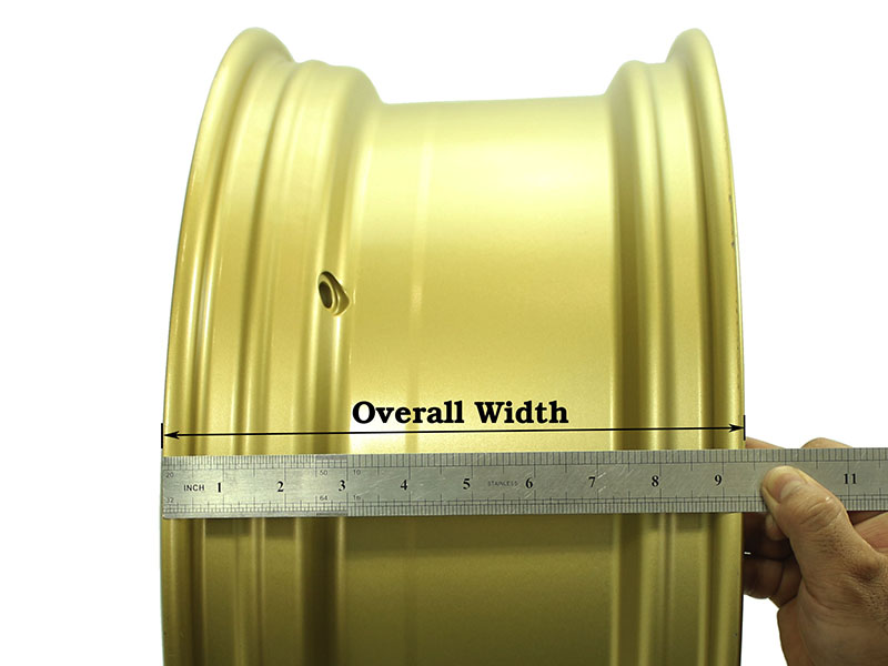 Overall Width - Wheel Fitment Calculator - Tempe Tyres